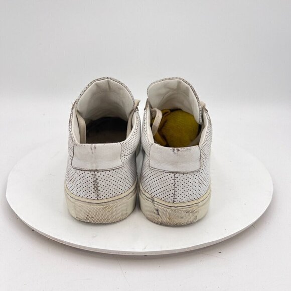 Woman By Common Projects Achilles Women Size EU 37 US 7 Perforated White Shoes - Picture 6 of 13